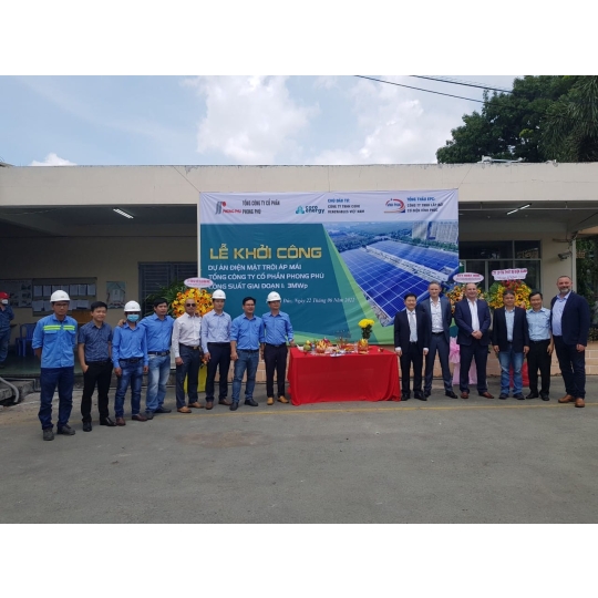 DỰ ÁN ĐIỆN MẶT TRỜI ÁP MÁI TỔNG CÔNG TY CỔ PHẦN PHONG PHÚ