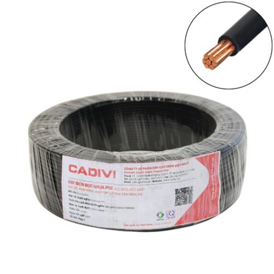 Dây điện bọc nhựa PVC 0.6/1kV CADIVI VCm-70 (1x361/0.5)